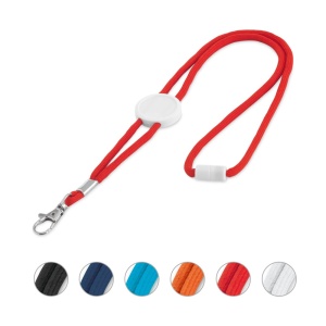 HI WEAVE. Adjustable polyester lanyard