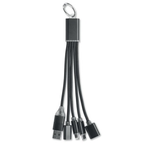 HUBLUE 5-in-1 charging cable keyring - Img 3