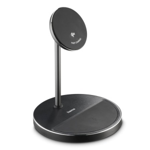 Încărcător wireless magnetic 2 în 1, 15W Hama