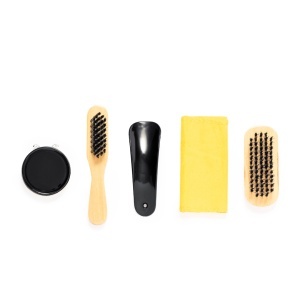 MAK Aeron - Shoe Cleaning Set 5 Accessories. Polyester RPET Pouch - Img 4