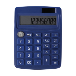 MAK Arabela - Calculator Solar. 12 Digits. Button Battery Included