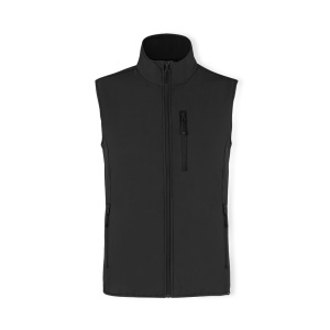 MAK Jandro - Vest Double Layer. Outside: Soft Shell, 92% Polyester RPET/ 8% Elastane. Inside: 100% Polyester Microfleece RPET. 300 g/ m2 Wind and Water Resistant - Img 5