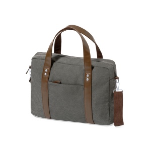 MAK Tramez - Document Bag PU/ Canvas 480 g/ m2 Padded. Padded Laptop Compartment - Img 2