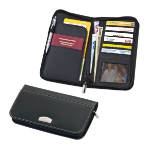 MC CrisMa leather travel wallet