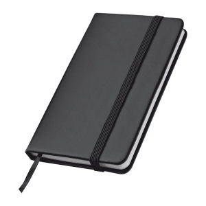 MC Pocketbook with bookmark and elastic strap