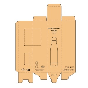 AO Sticlă Mississippi 800W rSS 810ml. Perete dublu și pentru sublimare