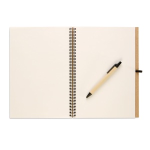 MO™ Bloc notes reciclabil şi pix