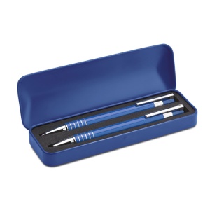 MO ALUCOLOR - Ball pen set in metal box