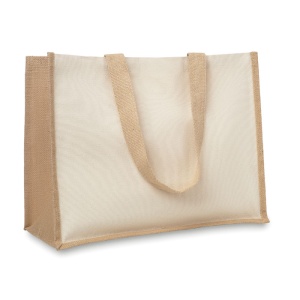 MO CAMPO DE FIORI - Jute and canvas shopping bag - Img 3