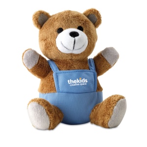 MO NICO Bear plush w/ advertising pants