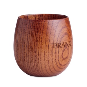 MO OVALIS - Oak wooden mug 250 ml