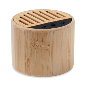 MO ROUND LUX - Round bamboo wireless speaker - Img 2