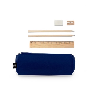 NOMAD. Multi-purpose case in recycled felt (100% rPET) with ruler, pencils, rubber and sharpener - Img 3