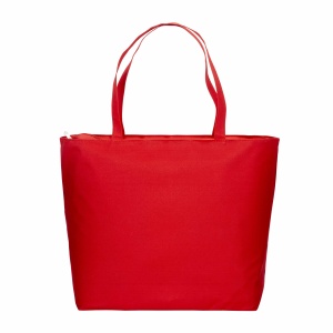 ON™ 300D polyester beach bag with long handles and zip closure