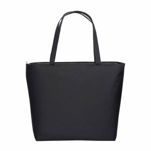 ON™ 300D polyester beach bag with long handles and zip closure