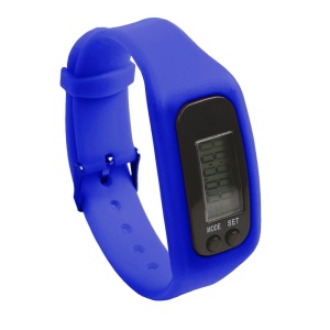 ON™ Activity tracker: pedometer, calories burned, distance travelled, watch. Rubber bracelet
