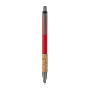 ON™ Aluminum pen with cork handle, burnished clip, top and tip