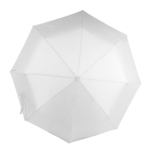 ON™ Automatic compact umbrella with curved rubberised handle and matching pouch