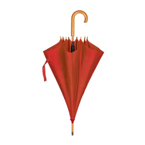 ON™ Automatic umbrella with wood shaft, ferrule and handle
