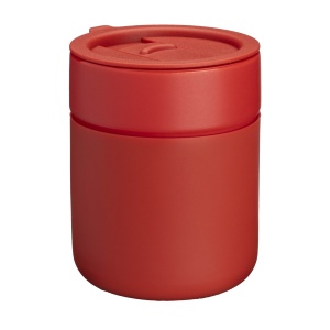 ON™ Cană ceramică 300 ml acoperită cu silicon. Capac PP detașabil cu deschidere glisantă - Img 6