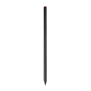 ON™ Black wooden pencil with graphite lead, black wood, cylindrical cross-section