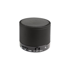 ON™ Cylindrical, metal Bluetooth V 3.0 mini speaker with microphone for loudspeaker calls