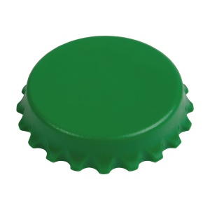ON™ ABS and metal, bottle top-shaped, screw-top and bottle opener with magnets