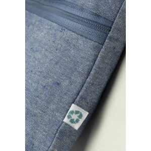 ON™ Document holder made of 180 g/m2 recycled cotton with zipper closure, GRS certified - Img 10