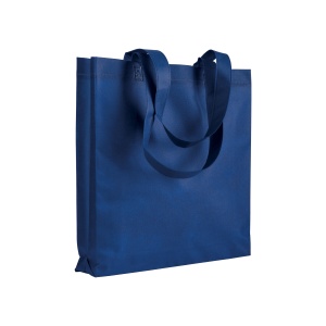 ON™ Heat-sealed 80 g/m2 non-woven fabric shopping bag with gusset and long handles