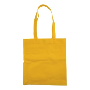 ON™ Heat-sealed 80 g/m2 non-woven fabric shopping bag with gusset and long handles