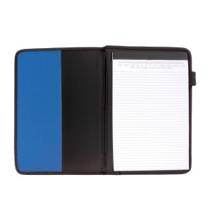 ON™ A4 pad brief folder with pocket and pen loop, ruled pad included