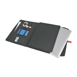 ON™ Congress folder and tech organizer in melange fabric