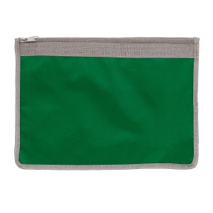 ON™ 420D polyester brief folder, zip closure