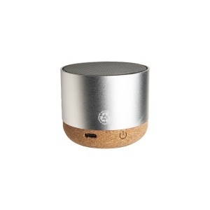 ON™ Mini Bluetooth cylindrical speaker with cork base