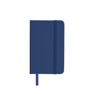ON™ PVC notebook with coloured elastic, ruled sheets (80 pages), satin bookmark