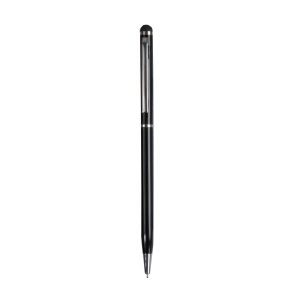ON™ Twist pen with metal clip and barrel, and matching touchscreen rubber tip