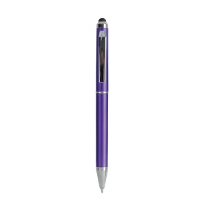 ON™ Plastic twist pen with touchscreen rubber tip