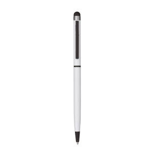 ON™ Metal twist pen, with touchscreen, clip and matching tip.