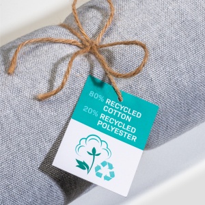 ON™ Recycled cotton fringed beach towel, size 90x170 cm