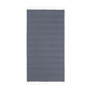 ON™ Recycled cotton fringed beach towel, size 90x170 cm