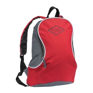ON™ 600D polyester two-tone backpack with padded straps