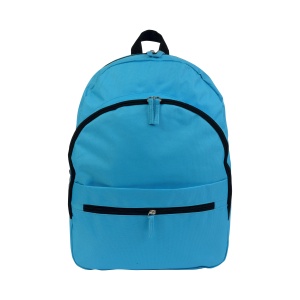 ON™ 600D polyester 6-pocket backpack (two mesh side pockets). Front pocket with velcro