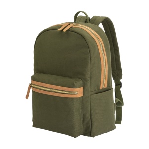 ON™ Recycled canvas backpack with padded notebook compartment