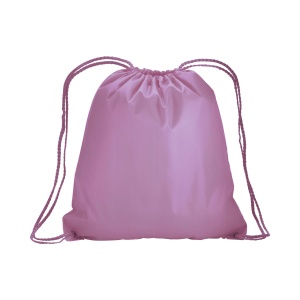 ON™ 210T polyester backpack with drawstring closure and reinforced corners