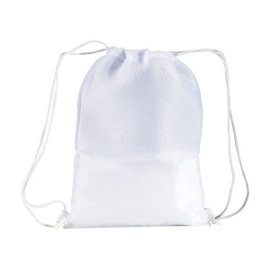 ON™ 210T polyester backpack with mesh and drawstring closure