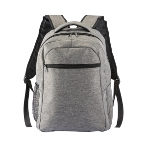 ON™ Laptop backpack (15'')in polyester with melange effect
