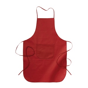 ON™ Non-woven fabric (80 g/m2) long cooking apron with front pocket, 60 x 90 cm