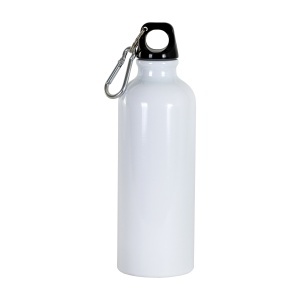 ON™ Sublimating aluminum bottle with carabiner. 500ml