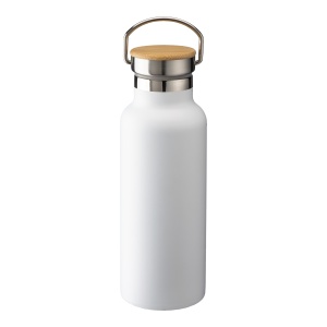 ON™ Double wall stainless steel insulating vacuum flask with bamboo lid (500 ml)