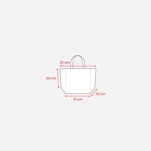 ON 120 g/m2 cotton shopping bag, short handles and bottom gusset - Img 3